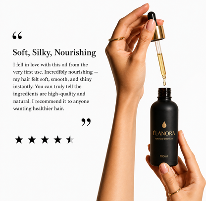 Élanora Hair Oil - scalp nourishment and hair resilience ritual